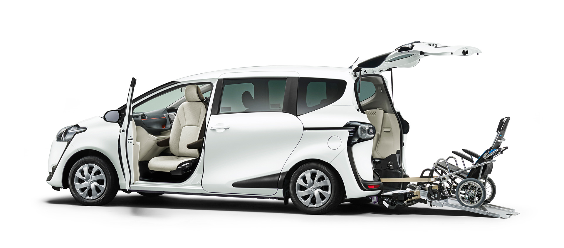 Welcab with ramp deployed